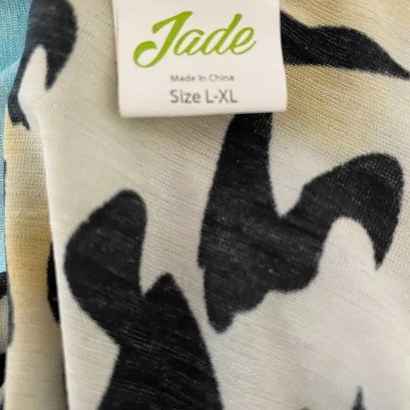 Jade Butterfly & Tiger Print Cover Up Dress - Picture 6 of 7